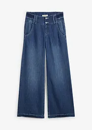Jeans wide leg super soft, vita alta, bonprix