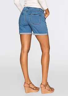 Shorts di jeans effetto sdrucito, bonprix