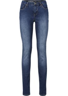 Bonprix Donna Abbigliamento Pantaloni e jeans Jeans Jeggings Blu Jeggings in cotone con cinta elastica slim fit 