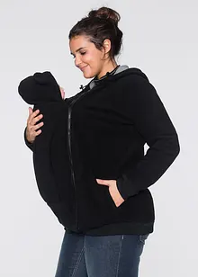 Giacca in pile prémaman 2 in 1 con inserto babywearing, bonprix