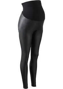 Leggings prémaman in similpelle, bonprix