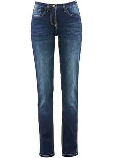 Jeans straight elasticizzati, vita comoda, bonprix