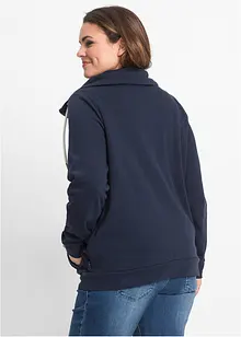 Felpa prémaman con zip e inserto babywearing 3 in 1, bonprix