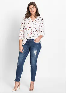 Blusa con scollo a V, bonprix