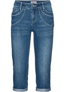 Jeans comfort elasticizzati capri, bonprix