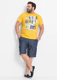 Bermuda cargo in puro cotone, loose fit, bonprix