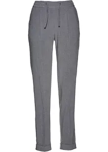 Pantaloni con pinces ed elastico in vita, bonprix