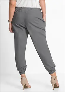 Pantaloni cropped in misto lino, bonprix