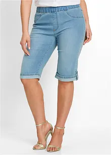 Bermuda di jeans con elastico, bonprix