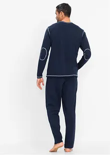 Pigiama a maniche lunghe in puro cotone, bonprix