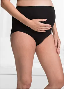 Slip prémaman a vita alta con cotone biologico (pacco da 2), bonprix