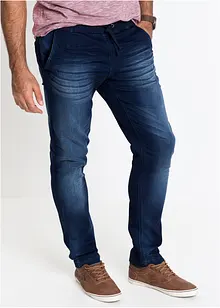 Jeans di felpa slim fit, straight, bonprix