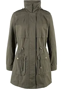 Parka di cotone foderato in jersey, bonprix