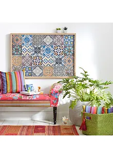 Tappeto kilim in colori caldi, bonprix