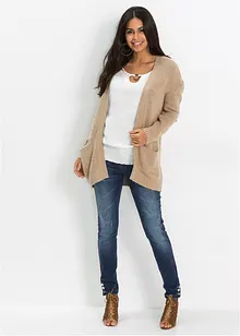 Blusa con pizzo, bonprix