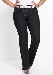 Jeans bootcut elasticizzati a vita alta, bonprix