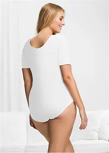 Body a mezze maniche con cotone, bonprix