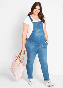 Salopette di jeans prémaman straight, bonprix