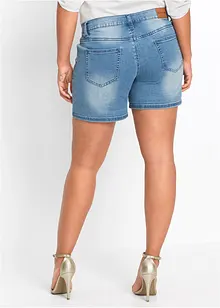 Shorts di jeans con ricamo, bonprix