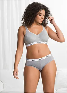 Reggiseno senza ferretto  con cotone biologico (pacco da 2), bonprix