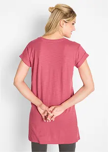 T-shirt lunga in puro cotone, bonprix