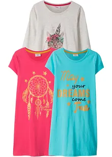 Camicia da notte (pacco da 3), bonprix