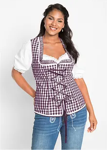 Corsetto bavarese con cerniera, bonprix