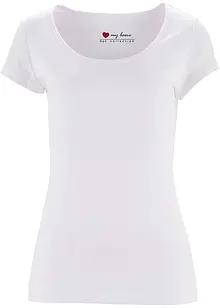 Maglia elasticizzata a maniche corte, bonprix