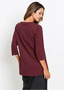 Maglia lunga in puro cotone, bonprix