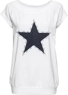 T-shirt con stella, bonprix