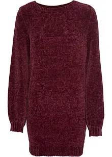 Maglione lungo in ciniglia, bonprix