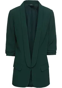 Blazer lungo con maniche drappeggiate, bonprix