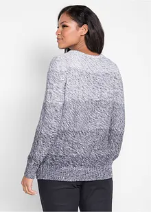 Maglione in filato grosso con colori sfumati, bonprix