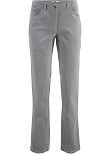 Pantaloni di velluto a coste elasticizzati, straight, bonprix