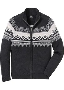 Cardigan norvegese con cotone, bonprix