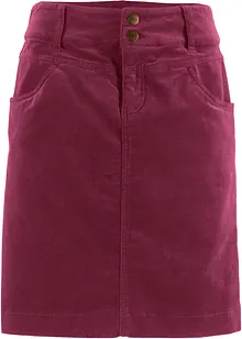 Gonna in velluto elasticizzato a coste, bonprix