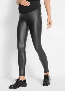 Leggings prémaman in similpelle, bonprix