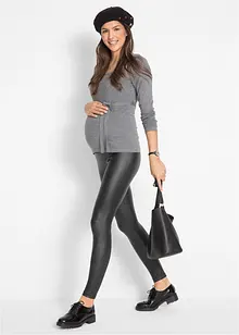 Leggings prémaman in similpelle, bonprix