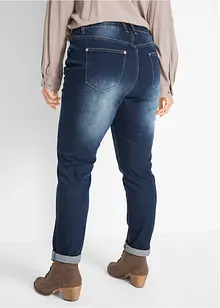 Jeans elasticizzati boyfriend, vita media, bonprix