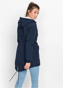 Parka con pile teddy, bonprix