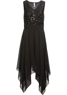 Abito da sera midi con paillettes, bonprix