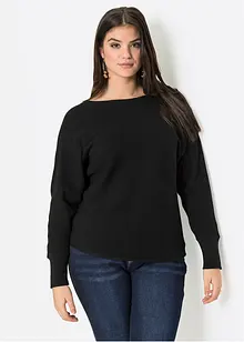 Maglione oversize a costine, bonprix