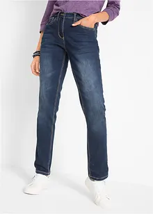 Jeans straight elasticizzati, vita comoda, bonprix