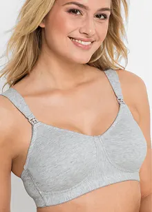 Reggiseno allattamento senza ferretto  con cotone biologico (pacco da 2), bonprix