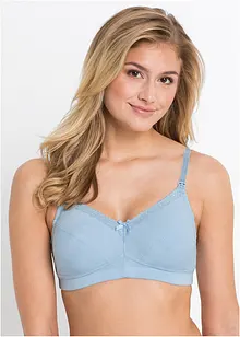 Reggiseno allattamento senza ferretto (pacco da 3) con cotone biologico, bonprix