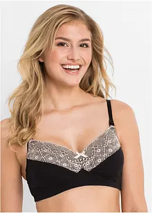 Reggiseno allattamento senza ferretto (pacco da 2) con cotone biologico, bonprix