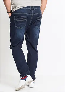 Jeans elasticizzati regular fit, tapered, bonprix