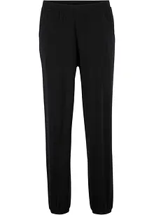 Pantaloni in jersey di viscosa fluente con tasche, bonprix