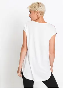 Maglia in puro cotone con fondo asimmetrico, bonprix