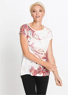 Maglia in puro cotone con fondo asimmetrico, bonprix